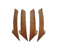 Car Interior Door Handle for Toyota for Camry 2006-2011 2pcs ABS Plastic Car Interior Door Handle Pull Cover Trim(4PCS MahoganyTexture)