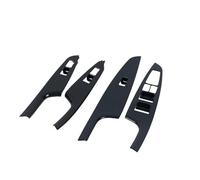Car Interior Door Handles Car Window Lift Switch Button Panel Switch Trim Fits for Hyundai For Tucson 2015 2016 2017 2018 2019 2020 Carbon Fiber Interior Car Interior Inner Door Armrest (Color :