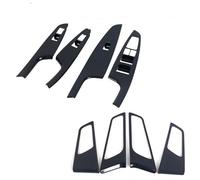 Car Interior Door Handles Car Window Lift Switch Button Panel Switch Trim Fits for Hyundai For Tucson 2015 2016 2017 2018 2019 2020 Carbon Fiber Interior Car Interior Inner Door Armrest (Color :