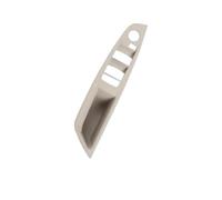 Car Interior Door Handles For B&MW F10 F11 5 Series LHD RHD Interior Door Pull Handle Armrest Panel Trim Without Mirror Folding Button Interior Door Handles (Color : RHD Oyster)