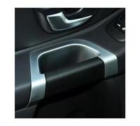 Car Interior Door Handles for Volvo XC90 Door Handle Microfiber Leather Cover Door Inner Handle Protective Cover Car Interior 4pcs/ Set (Color : Black)