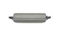 Car Interior Door Handles For VW For Touareg 2003 2004 2005 2006 2007 2008 2009 2010 Car Interior Door Left Right Driver Leather Pull Handle Interior Door Handle(Grey)