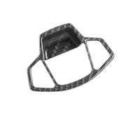 Car Interior Electronic Handbrake Decorative Frame For Jeep For Compass 2017 2018 2019 2020 2021 2022 2023 2024 2025 Car Decoration Interior Trim(Balck carbon fiber)