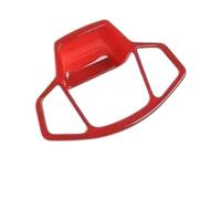 Car Interior Electronic Handbrake Decorative Frame For Jeep For Compass 2017 2018 2019 2020 2021 2022 2023 2024 2025 Car Decoration Interior Trim(Red)