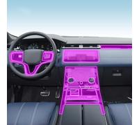 Car Interior Film For Range Rover Velar 2022 2023 2024,Anti-scratch transparent Car Interior Center Console Media Dashboard Navigation Protector Film,Style A