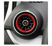 Car Interior For A3 S3 Q2 8V 2013-2020 Car Styling Interior Accessories 4 X Car Air Conditioning Outlet Ring Decoration Suitable Car Molding Strip(Red)
