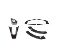 Car Interior For Alfa For Romeo For Giulia For Stelvio 2017 2018 2019 Car Steering Wheel Cover Trim Interior Accessories Car Molding Strip(A-6 piece)