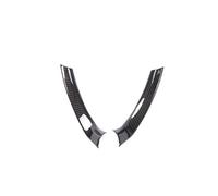 Car Interior For Alfa For Romeo For Giulia For Stelvio 2017 2018 2019 Car Steering Wheel Cover Trim Interior Accessories Car Molding Strip(D-2 piece)