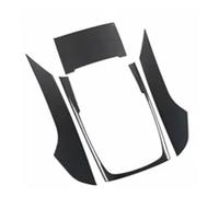 Car Interior For Auid A6 C7 2012-2018 Carbon Fiber Car Styling Center Console Gearshift Frame Decoration Sticker Trim 4 Pieces Car Interior Accessories(High Carbon)