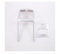 Car Interior For Benz 2013-2019 For GLE For GLS ML GL ABS Interior Accessories Car Center Armrest Rear Air Outlet Frame Cover Car Trim Strip(Silver)