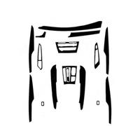 Car Interior For BMW For X5 F15 2014 2015 2016 2017 2018 Car Accessories Carbon Fiber Interior Sticker Car Interior Trim Sticker Set 5D Glossy Car Styling