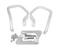 Car Interior For BMW R1250RT 2018-2024 Motorcycle Highway Engine Guard Bumper Side Saddlebag Crash Bars Protector Bars Car Accessory(Silver Rear Bumper)
