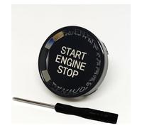 Car Interior For BMW X1 X5 E70 X6 E71 Z4 E89 1 3 5 Series E90 E91 E92 E60 Car Engine START STOP Button Replace Cover Switch Car Trim Strip(Black)