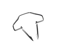 Car Interior For Civic 10th 2016-2018 Inner Accessories Car Steering Wheel Frame Decoration Cover Sticker Trim ABS Carbon Fiber Texture Car Interior Trim