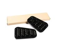 Car Interior For Defender 90/110/130 2004-2019 Car Front Engine Hood Bonnet Vents Hood Air Outlet Trim Cover 2 Pieces Auto Interior