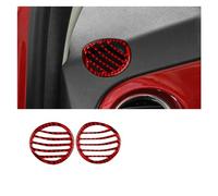 Car Interior For Fiat For 500 For Abarth 595 2012-2016 2017 2018 2019 2020 2021 2022 2023 For Abarth 695 2017-2023 AC Trim Real Soft Carbon Fiber Sticker Sticker Decoration Interior