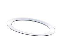 Car Interior For Focus 2 3 For Fiesta For Ecosport 2009-2018 Auto Accessories Steering Wheel Trim Cover Car Molding Strip(ABS Chrome)