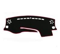 Car Interior, For Highlander XU50, For Kluger 2014-2019 Dash Sunshield Protector Carpet Dashboard Cover Mat Pad Sun Visor Dashboard Cover(Black(Red Edge) LHD)