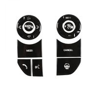 Car Interior For Land For Rover For Discovery 5 LR5 For Range For Rover For Sport For Vogue Car Steering Wheel Button Trim Stickers Accessories Car Molding Strip(Style A Black)
