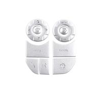 Car Interior For Land For Rover For Discovery 5 LR5 For Range For Rover For Sport For Vogue Car Steering Wheel Button Trim Stickers Accessories Car Molding Strip(Style A Silver)