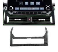 Car Interior For Mitsubishi For Triton L200 ABS Carbon Interior Window Switch Lift Sticker Trim Gear Head Knob Upper Side AC Headlight Switch Cover Mouldings(Lhd,Center ac outlet cov)