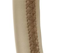 Car Interior For Seat For Leon 5F Mk3 For Ibiza 6J For Tarraco For Arona For Ateca For Alhambra Steering Wrap Car Steering Wheel Cover (Beige)