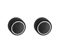 Car Interior for Silverado for Tahoe for GMC for Acadia for Sierra for Yukon 07-13 2/1PCS Car Rear Radio Audio Volume Control Knob Centre Console Panel(2pcs)