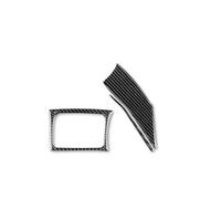 Car Interior for Subaru for Forester 2009-2012 Car Accessories Interior RHD LHD Trim Soft Carbon Fiber Rear Seat Botton Sticker Car Trim Strip(LHD Side Air BK)