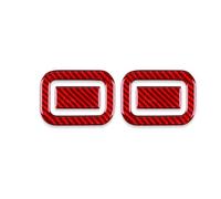 Car Interior for Subaru for Forester 2009-2012 Car Accessories Interior RHD LHD Trim Soft Carbon Fiber Rear Seat Botton Sticker Car Trim Strip(Red)