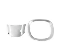Car Interior For Volvo For XC60 For XC90 V90 S90 2018 2019 2020-2025 Interior Accessories Car Steering Wheel Trim Cover Frame Car Molding Strip(C Silver)