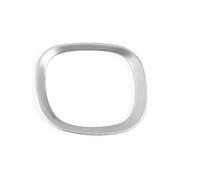 Car Interior For Volvo For XC60 For XC90 V90 S90 2018 2019 2020-2025 Interior Accessories Car Steering Wheel Trim Cover Frame Car Molding Strip(A Silver)