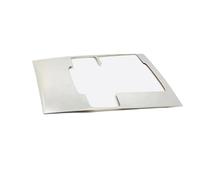 Car Interior Gear Panel Trim Sticker Stainless Steel for Mazda 3 2019-2023 Auto Parts(White)