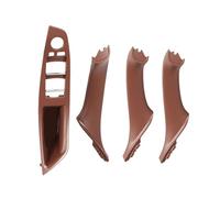 Car Interior Grab Handle Red Brown LHD Car Interior Door Handle for BMW 5 for Serie F10 F11 520d 525d 530d 535i Inner Panel Pull Trim Cover 51417225854(Red-Brown-4pieces)