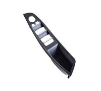 Car Interior Grab Handle Red Brown LHD Car Interior Door Handle for BMW 5 for Serie F10 F11 520d 525d 530d 535i Inner Panel Pull Trim Cover 51417225854(Black-Panel)