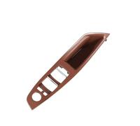 Car Interior Grab Handle Red Brown LHD Car Interior Door Handle for BMW 5 for Serie F10 F11 520d 525d 530d 535i Inner Panel Pull Trim Cover 51417225854(Red-Brown-Panel)