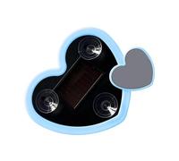 Car Interior | Heart Shaped Solar Lamp for Car Window | Small Neon LED Light | for Car Triangular Window Decoration and Cami Night Atmosphere