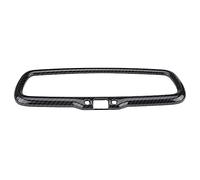 Car Interior Inner Rearview Mirror Frame Cover Trim for Stelvio Giulia 2017-2020, ABS Glossy Self - Adhesive Mirror Trim with Scratch Protection