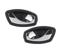 Car Interior Inside Handle for Fluence 2008 2009 2011 2012 2013 2014 2015 2016 80670007R 826730001R 806710001R 826720001R Auto Inner Door Handle(2pcs Chrome Black)