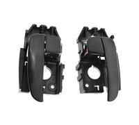 Car Interior Inside Handle for Hyundai for Elantra 2001-2006 826102D000 826202D000 Front After Left Right Car Interior Door Handle Black ABS Handles(A Pair)