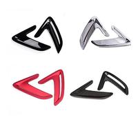 Car interior Interior Moulding Trim For BMW 3 Series F30 GT F34 2013-2018 2PCS Car Front Side Wing Air Flow Fender Intake Vent Cover Trim (Color : 3 series Red)