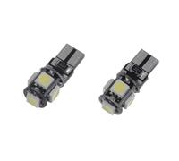 Car Interior LED Bulbs 10Pcs Wedge Type 5050 White Pcb for Cargo Light | Built-in Canbus Load Resistor Detection, Low Power Use, W5W 147 152 158 159 Fit for Reading and Trunk Lights