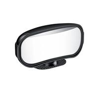 Car Interior Mirrors Rectangular Car Blind Spot Rearview Mirror Adjustable Angle For Vision Safety Auto Convex Wide Side Cars rear view mirror(1PCS Black)