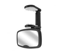Car Interior Mirrors Shatterproof & Shake Proof Baby Car Mirror, Easy-Clip Forward Facing Essential For Safety Cars rear view mirror(Black 1pc)