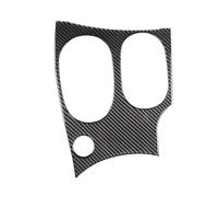 Car Interior Modification for Chevrolet for Corvette C6 2005-2013 Soft Carbon Fiber Central Control Gear Panel Decoration Sticker(Carbon Fiber)