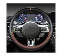 Car Interior Modification For Mustang 2015-2019 For Mustang Gt 2015 2016 2017 2018 2019 Non-Slip Pu Car Steering Wheel Cover