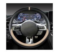 Car Interior Modification For Mustang 2015-2019 For Mustang Gt 2015 2016 2017 2018 2019 Non-Slip Pu Car Steering Wheel Cover