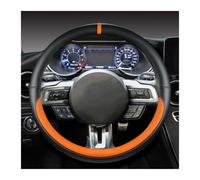 Car Interior Modification For Mustang 2015-2019 For Mustang Gt 2015 2016 2017 2018 2019 Non-Slip Pu Car Steering Wheel Cover
