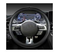 Car Interior Modification For Mustang 2015-2019 For Mustang Gt 2015 2016 2017 2018 2019 Non-Slip Pu Car Steering Wheel Cover