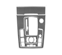 Car Interior Moulding For Q7 2007-2015 Car Carbon Fiber Interior Auto Gear Shift Control Panel Decoration Sticker Cover Trim Frame(For Left-hand drive,A set)