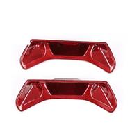 Car Interior Moulding For TOYOTA For SUPRA For MK5 For A90 2019 2020 2021 2022 Interior 2 Piece Front Seat Back Trim Cover Styling(Red carbon fiber)